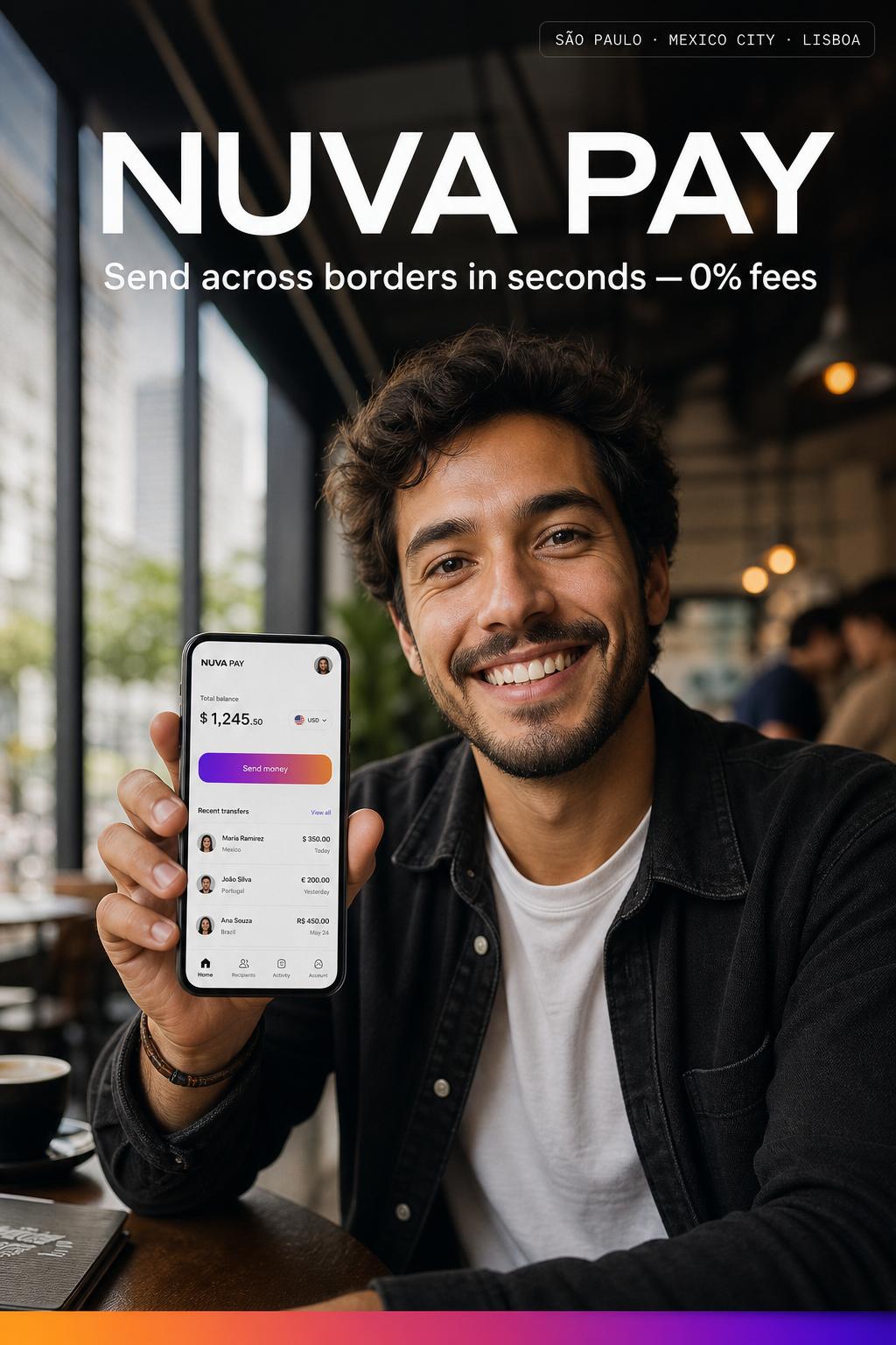 Fintech launch creative